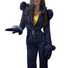 Load image into Gallery viewer, Women Winter Thick Warm Snowsuit Sports Pants Ski Suit Waterproof Windproof Jumpsuit Skiing Snow Costumes Outdoor Wear