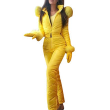 Load image into Gallery viewer, Women Winter Thick Warm Snowsuit Sports Pants Ski Suit Waterproof Windproof Jumpsuit Skiing Snow Costumes Outdoor Wear